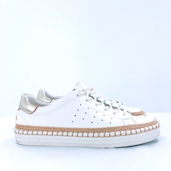 Sam Edelman Shoes - Sam Edelman Womens Sneaker White Leather Espadrille Kavi Sz 10